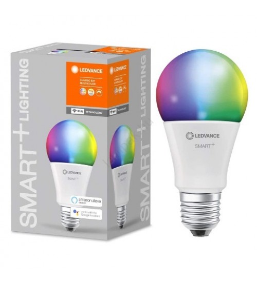 Ledvance Смарт лампа Smart + WiFi сменяеми RGB цветове E27- 9W